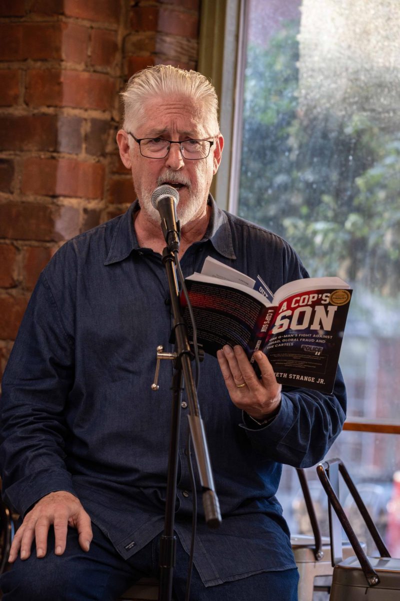 Last Exit hosted a book signing by the author Kenneth Strange on June 21, 2025.
