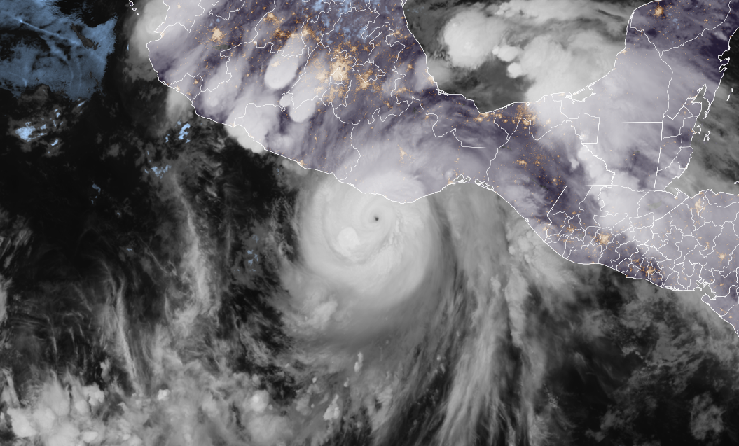 Category 4 Hurricane Erick approaches Mexico late Wednesday night.