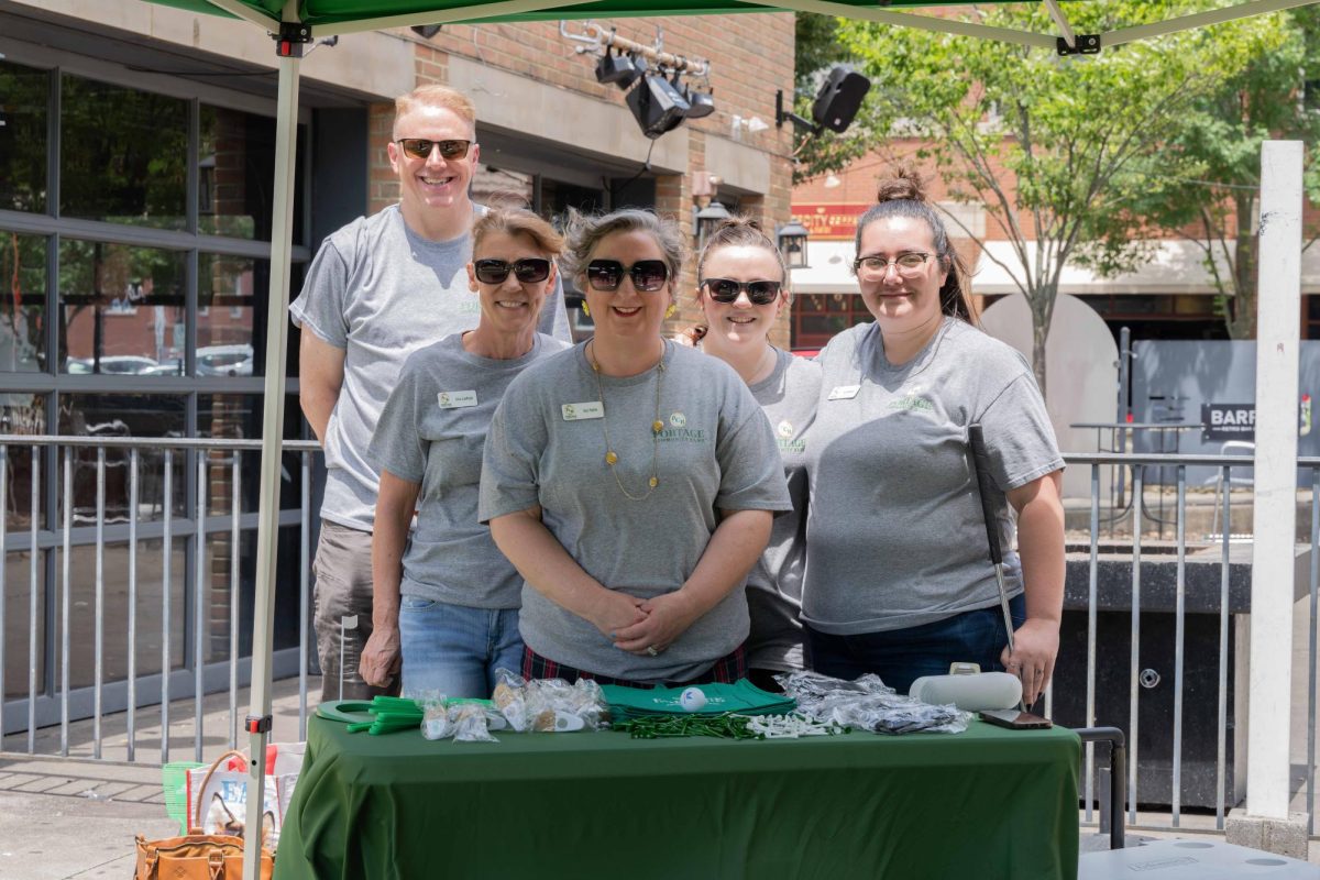 Portage Community Bank hosts a hole for Putt Around Town on June  21, 2025. 