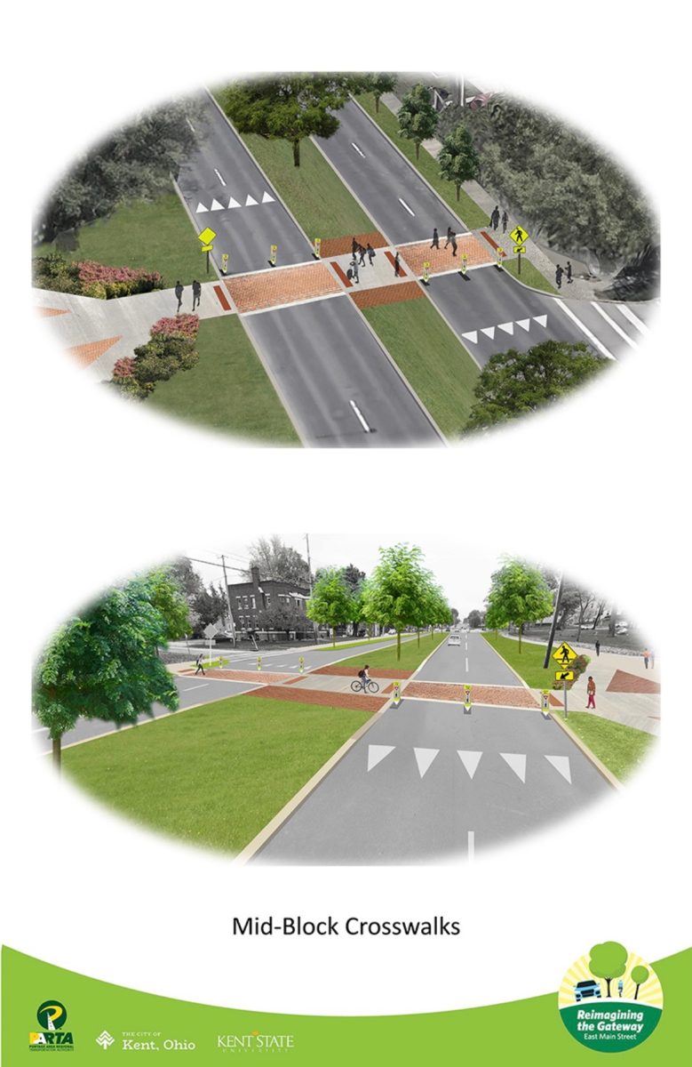 Visualization photos for East Main Street Construction. 
