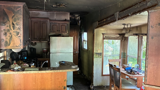 Two women were badly burned Saturday afternoon after a camper exploded at a campground in Old Orchard Beach, officials with the Maine Department of Public Safety said.