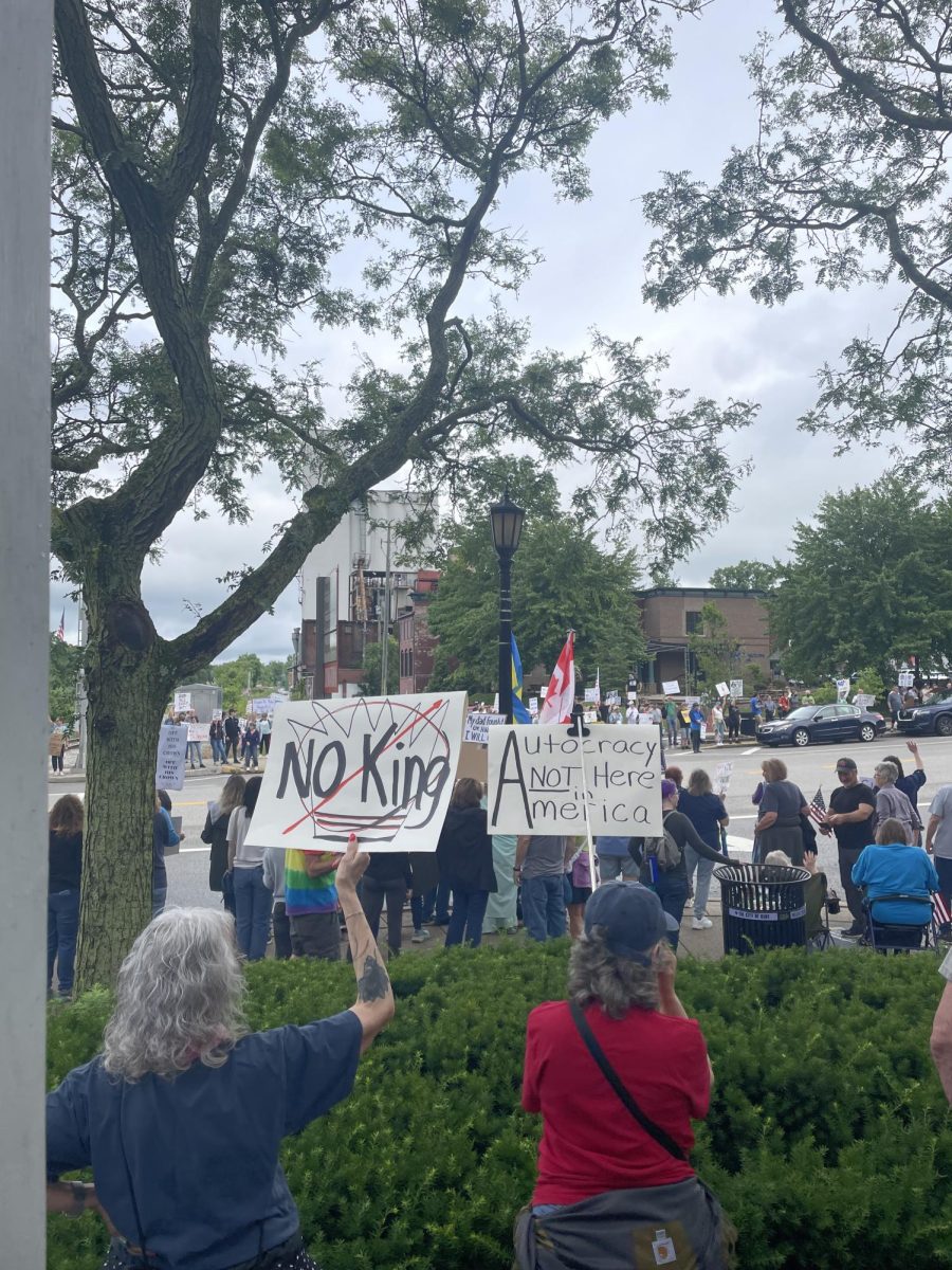 Downtown Kent for the No Kings Protest on June 14, 2025.