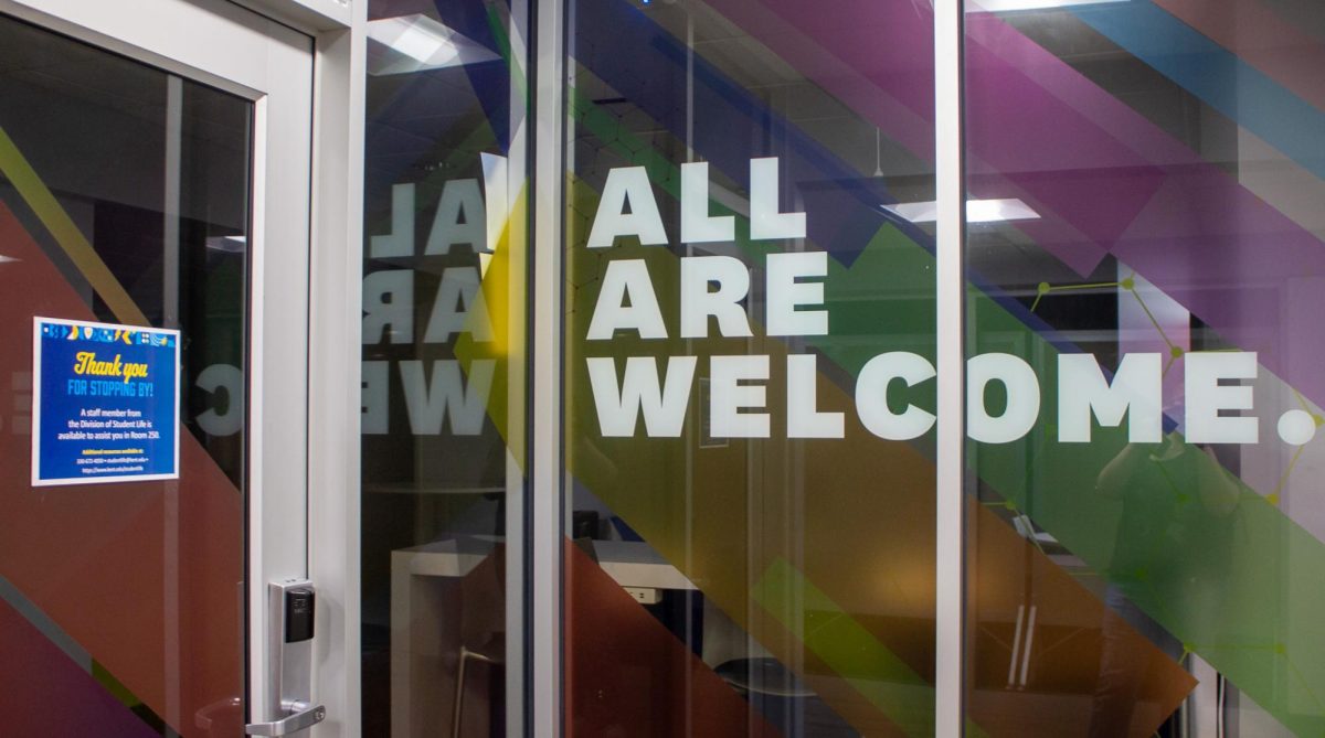 Former LGBTQ+ center located in lower level of student center on Sept. 10, 2025. 