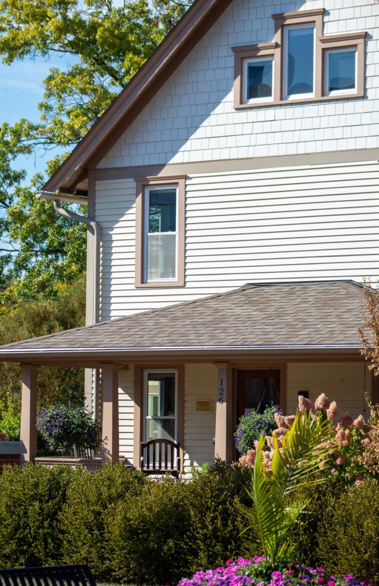 The Wick Poetry Center is located in the historic Gaston Prentice House at 126 S. Lincoln St., directly across from the Kent State Architecture building. 