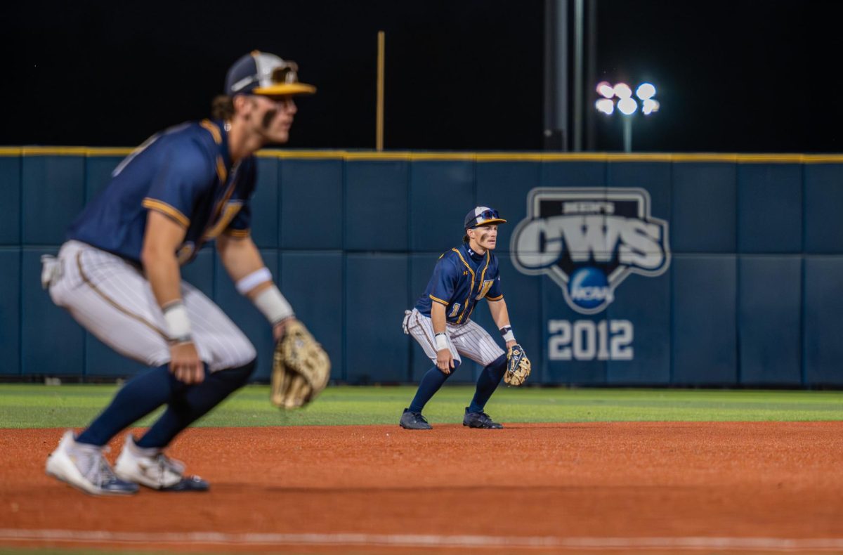 Kent senior Luke Matthews takes a prep step in the top of the eighth against Malone on Sept. 26, 2025.