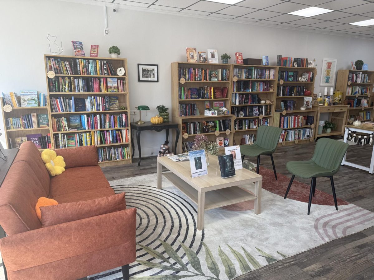 Inside Books a Go Go in downtown Ravenna, customers are able to shop from an assortment of genres and find a cozy spot to read.