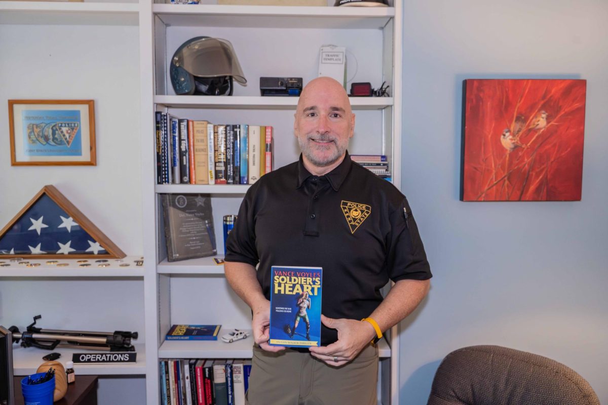 Vance Voyles poses for photos. Vance Voyles is a sergeant, professor, author, screenplay writer, dad, and husband. On Wednesday, September 10th, 2025.