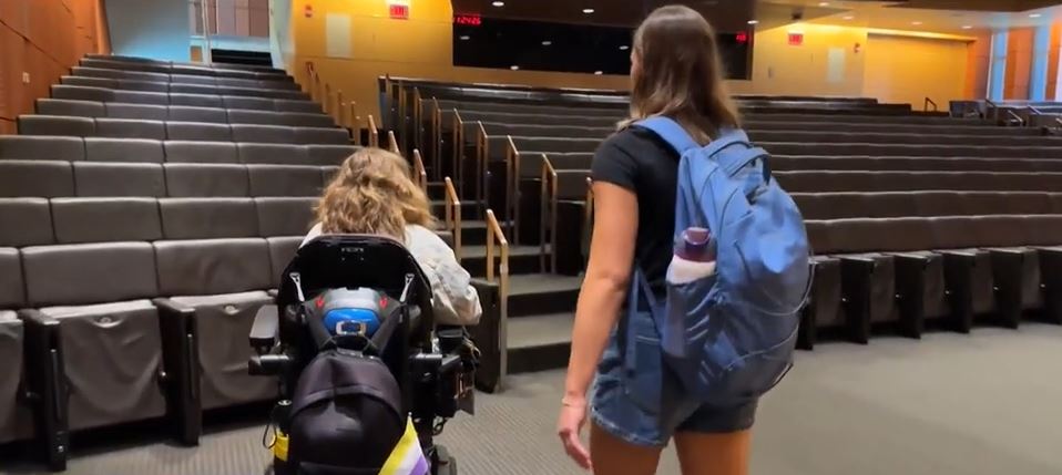 Community Living Centers employs students to care for other students with disabilities on their college campuses. Executive director Lisa Murrell launched the program 11 years ago.