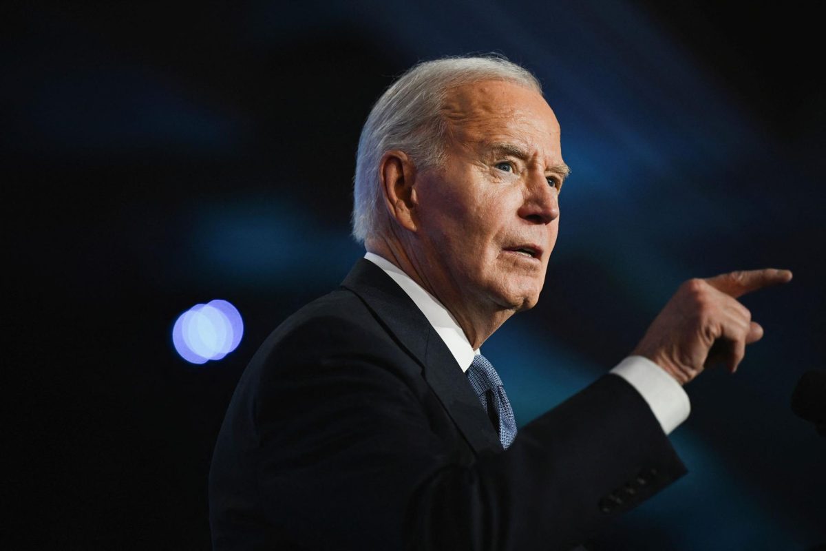 President Joe Biden delivers remarks at the U.S. Conference of Mayors in Washington D.C., January 17.