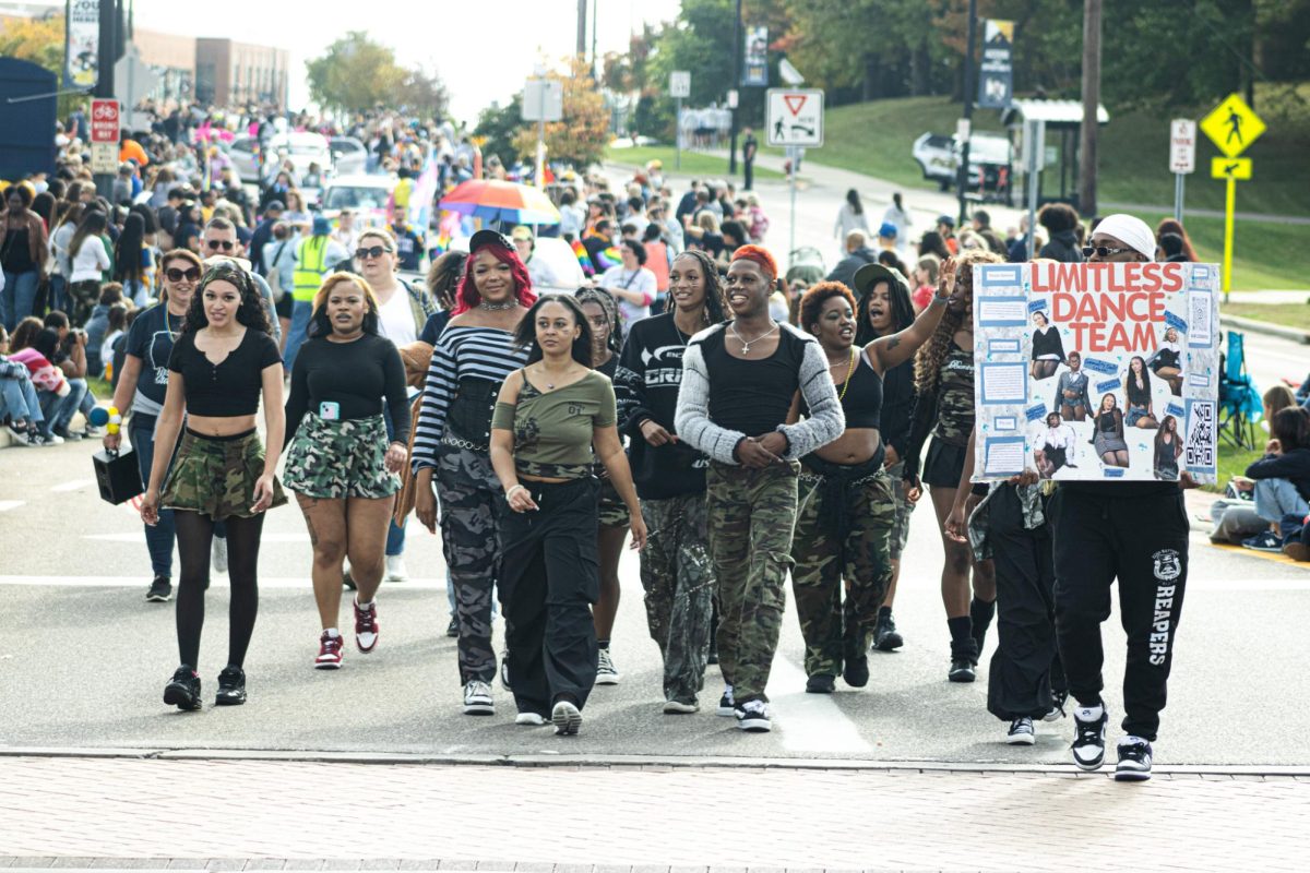 Kent States Limitless Dance Team in the 2025 Homecoming Parade 10/11/2025