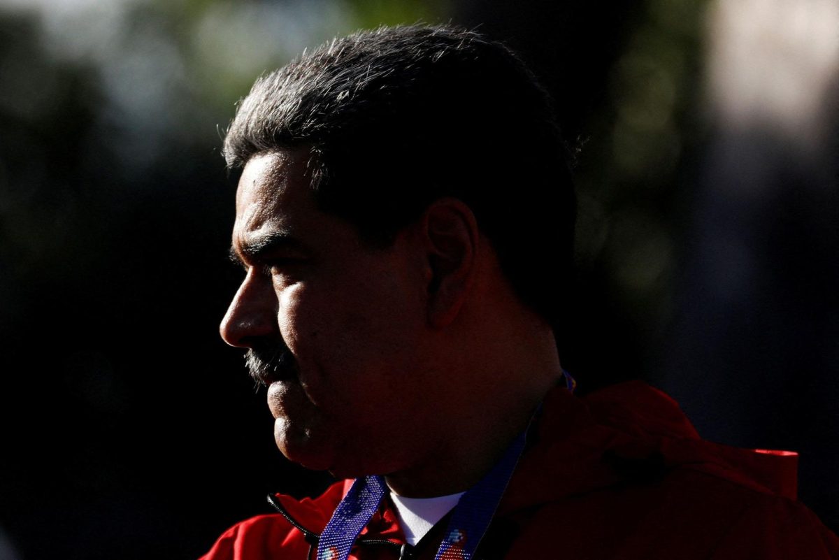 Venezuela's President Nicolas Maduro participates in a demonstration to mark Indigenous Resistance Day, in Caracas, Venezuela, on October 12.
