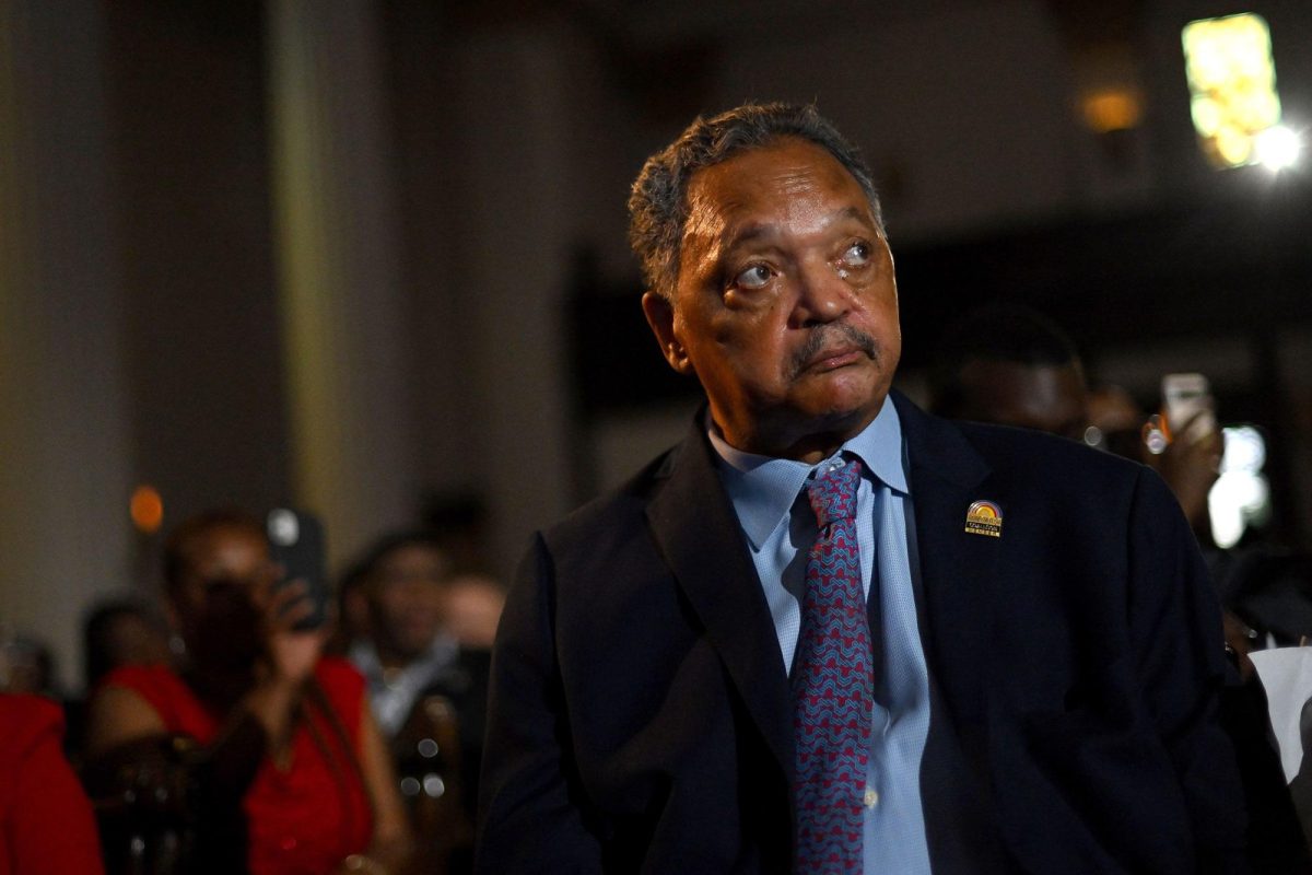 Rev. Jesse Jackson is honored during a celebration of his legacy at the Rainbow PUSH Coalition in Chicago, on August 18, 2024.