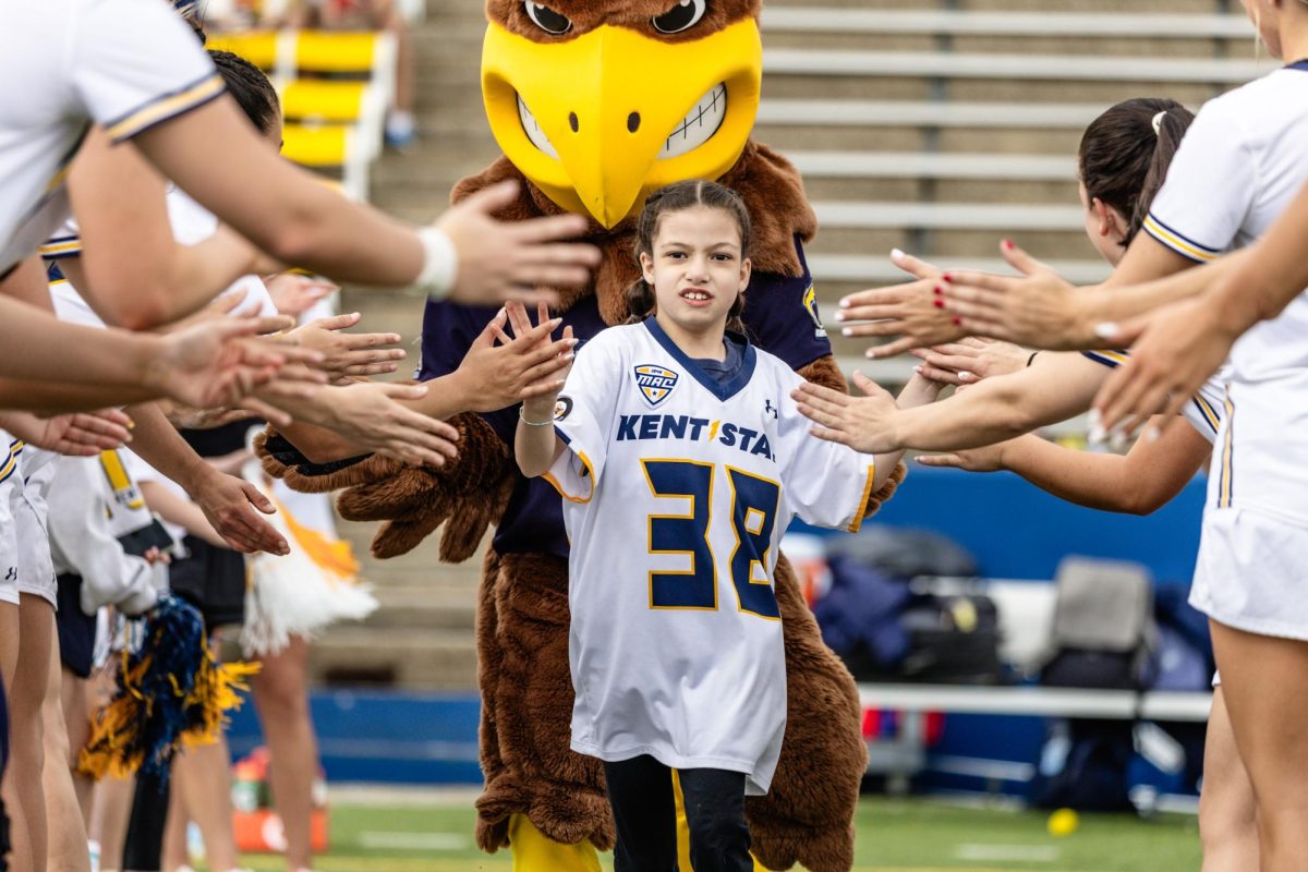 Kent Women's Lacrosse celebrates team impact and youth day on April 18, 2026.
