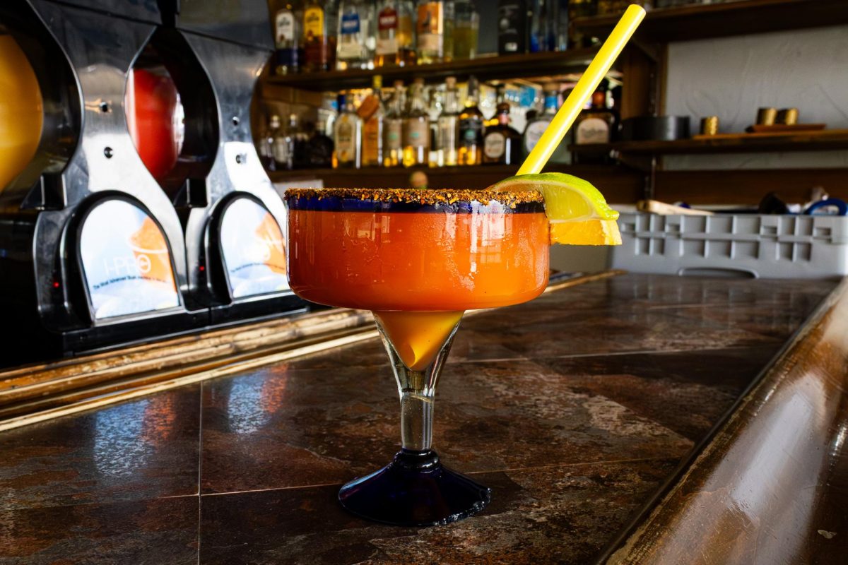 A Dobel Skinny Margarita made at Los Girasoles in Kent, OH on March 31, 2026.