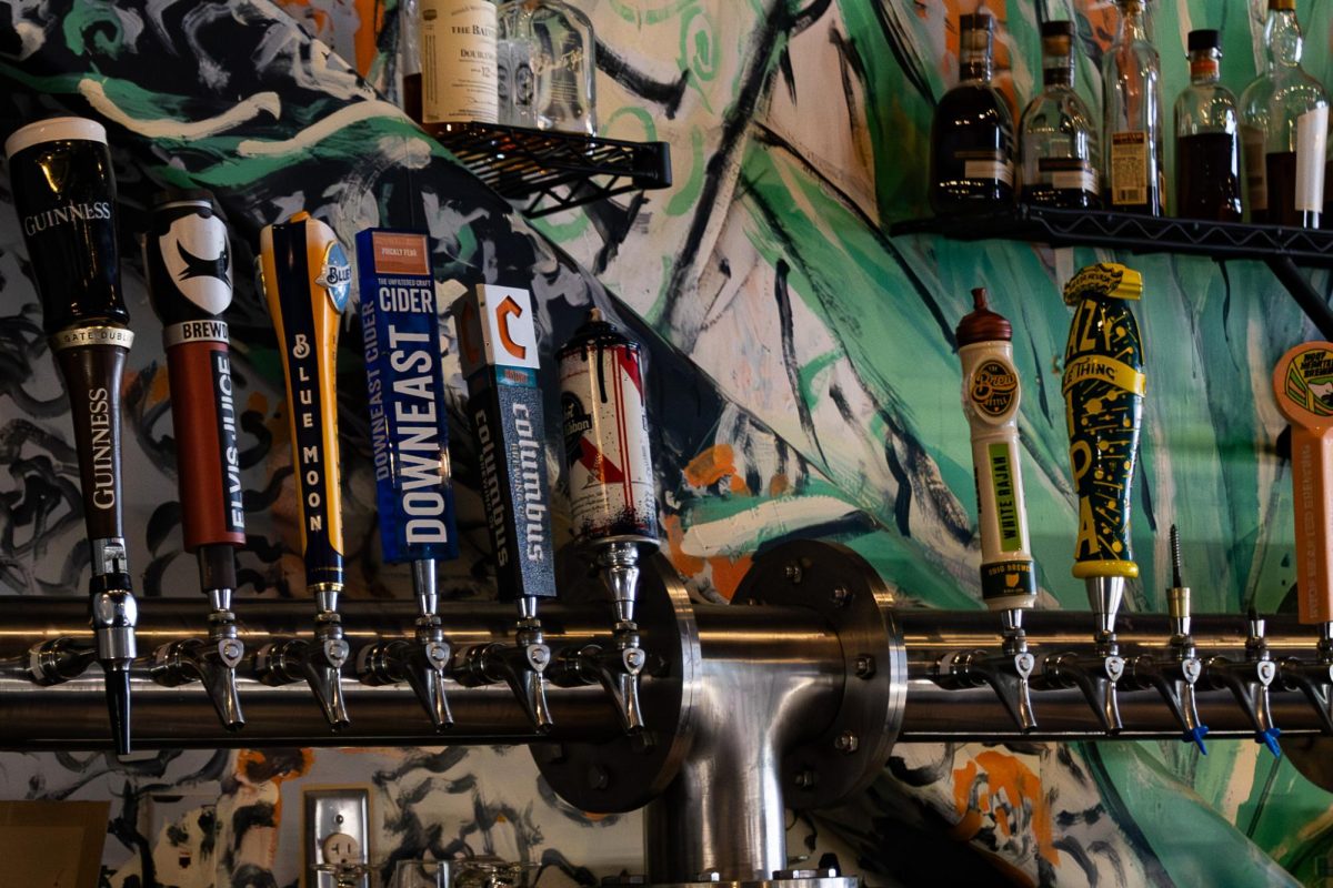 Variety of alcohol options from taps for customers to pick from at Barrio on March 31, 2026.