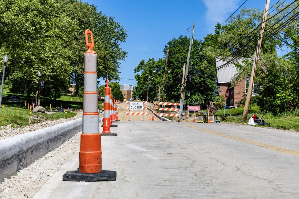 Construction on Horning road on May 31, 2026.
