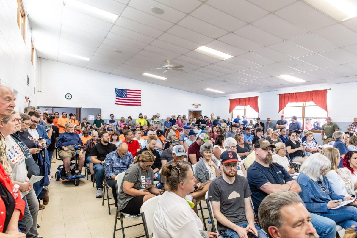 200+ townsfolk max out the capacity of the Shalersville Town Hall meeting on June 16, 2026.