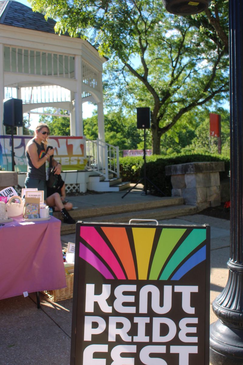 Pride-goers ended their celebration near the gazebo, where community resources and a raffle table were set up. 
